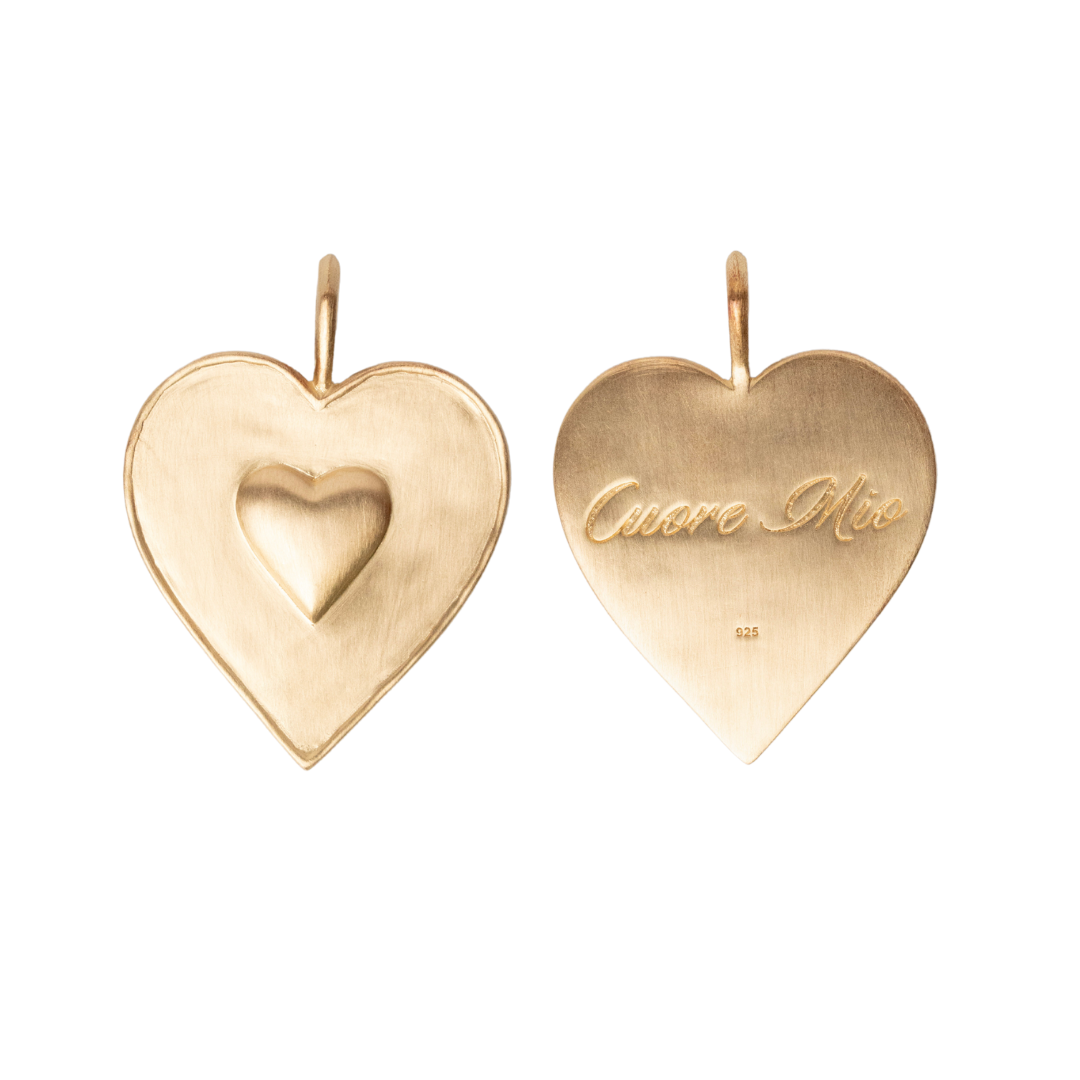 Cuore mio pendant gold